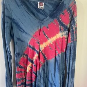 Tie-Dye long sleeve hippie shirt